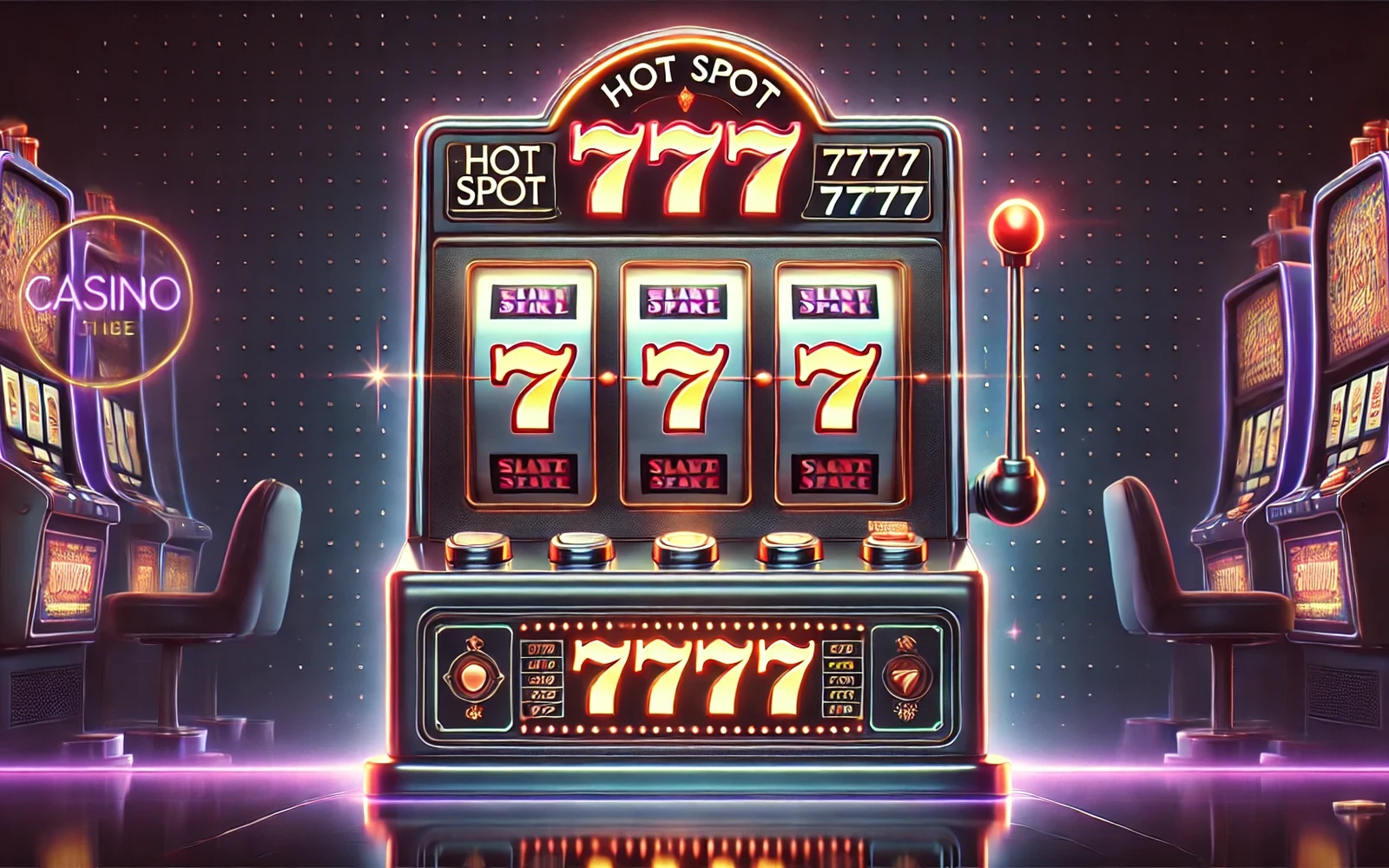 Ilustrasi permainan slot video dengan simbol bonus pada reel